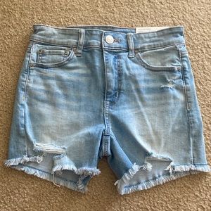 NWT American eagle high rise midi shorts size 4
